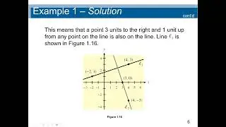 Precalculus, Linear Function: To find the slope or rate of change of a linear function or a line.