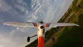 Hobby Zone Aeroscout s2 1.1mm Flight:Dusk, Flushing Meadows Model Airplane Field, stunts, RunCam4k