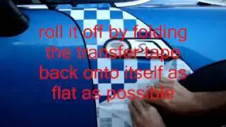 mini cooper graphics a-panel installation.wmv