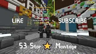 Hypixel Skywars Montage - Hitting 53 Star⭐