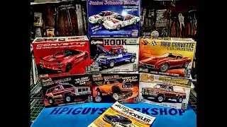 hpiguys Work Bench Tour PLUS MORE NEW KITS Reviews Revell ICM Salvinos JR Auto Modeler FALL 2025