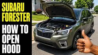 Subaru Forester &ndash; How to open hood