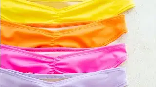 Как сжать плавки бикини | Урок