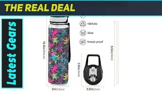 `Colorful Hydration! Tritan Puzzle Water Bottle - Amazing & Fun!