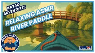 A Relaxing River Thames Kayak Paddle - ASMR 4K Paddle (No music) 💦