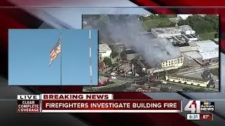 3-alarm fire engulfs business near downtown KC