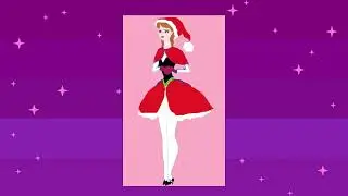 Princess Anna from the Disney cartoon Frozen is waiting for Christmas. To relax, I learn to draw.