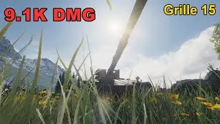 Grille 15 - 9.1K Damage - Player: Ao1kami - Map: Mountain Pass - Server: EU | World of Tanks