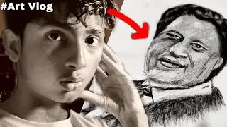 I Draw A UNKNOWN PERSON 🤯 Realistic Sketch !! || Art Vlog 