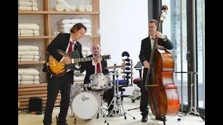 BettKonzept Massivholzbett Jazznight feat. JazzTrio INDIGO | Shakeria | Food & Style