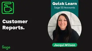 Sage 50 Accounts (UK) - Customer Reports