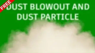 Dust blow out at camera,dust particle stream 10 green screen video