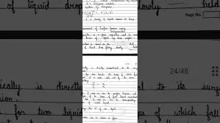 Measurement of Surface Tension using Stalagmometer |Surface Tension| Liquids Bsc chemistry ge3 notes
