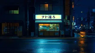 【Japanese After Midnight 🌙】Rain & Lofi for a Calm, Silent Night 🌙