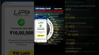 📲 UPI Daily Limit Raised &mdash; How Much Can You Send Now? 💸#shorts #Fintech #NPCI #India