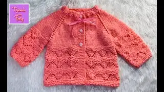 COMO TEJER CHAMBRITA, CHOMPA, JERSEY PARA BEBE A DOS AGUJAS O PALITOS