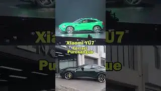 Can anyone tell me what the difference is between these two cars?🤔#xiaomi #ferrari #electriccar