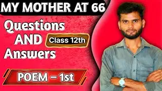 My mother at 66 class 12th 
