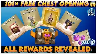 101 FREE Chest Opening 😱 All Rewards Inside