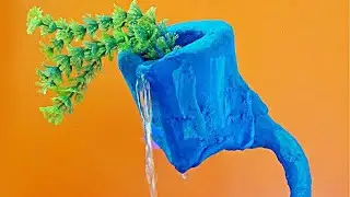 Сделать красивый водопад из картонных стаканов и цемента - Для вашего сада 2022