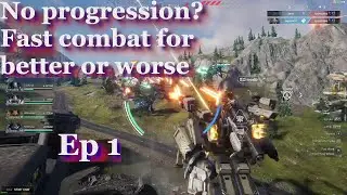 Mecha BREAK gameplay - First impressions - Character creation - Bare bones or fun? - Lets Play Ep 1