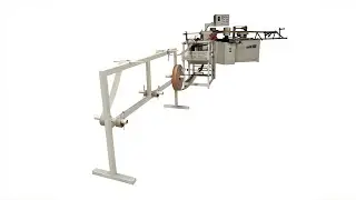 Automatic 80 mm diameter paper tube making machine