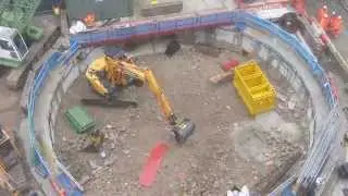 Timelapse - Fisher Street shaft completion