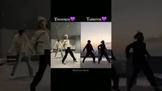 #YoonMin💜 V/S #TaeKook💜 doing #RunBts challenge 🔥