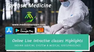 Forensic Medicine Online Class Highlight Indian Judicial system and Medical Jurisprudence