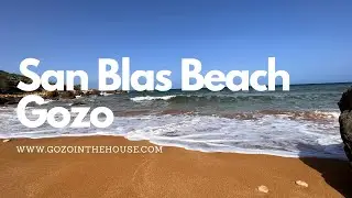 San Blas Beach, Gozo, Malta.