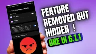 One UI 6.1 (6.1.1) Samsung удалила функцию, ДОБАВИЛА НОВУЮ ФУНКЦИЮ и СКРЫЛА функцию &mdash; сбивает с толку! 😅🥶