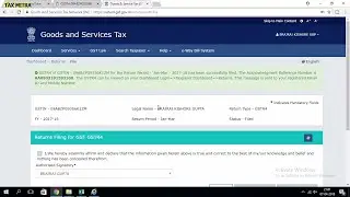 GSTR-4 Return Filing JAN TO MAR 2018 (LIVE DEMO)