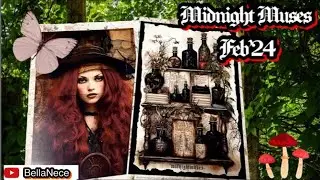 Midnight Muses🍄February 2024🍄COTTAGE WITCHERY 🦋SugarMuses ~ unboxing