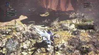 Monster Hunter World - Catching a Shiny Gold Helmcrab