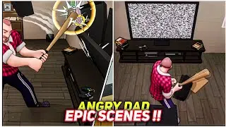 Angry Dad Simulator : Epic Scenes 😡