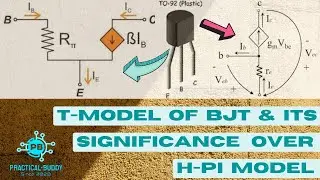T-Model and its Significance Over Hybrid-pi Model | #transistoramplifier #bjt #fets #semiconductor