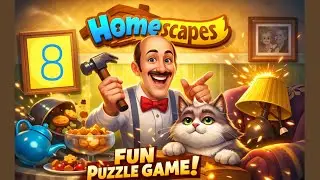 Homescapes Gameplay Walkthrough (No Commentary) | Episode 8  Mobile Puzzle Game