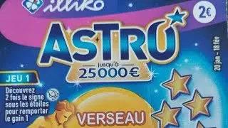 Challenge 30€ : On se gratte 15 tickets Astro ⭐♒