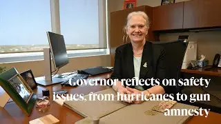 Governor reflects on safety issues, from hurricanes to gun amnesty
