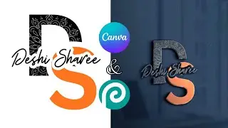 3D Logo Design For Beginners With Canva and Photopea||  #3dlogodesign #canva #photopea 