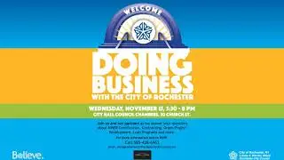 Event: Doing Business with the City of Rochester