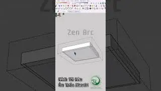 Tips: Làm Đèn Âm Trần Nhanh. #short #shorts  #enscape #sketchup #plugin #tips #tricks #tutorial