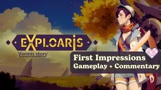 Exploaris: Vermis Story | Trying An Early Access Metroidvania Set in a Futuristic Watercolor World.