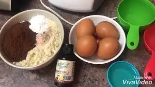 Keto choco waffles