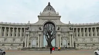 Walking in Kazan. Around the Kremlin. Palace of Farmers |4K| - Spring (April 25, 2023)