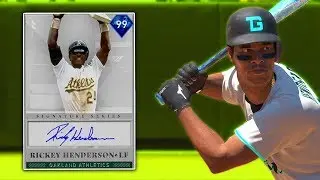 WE DRAFTED NEW 99 RICKEY HENDERSON! MLB The Show 19 Battle Royale Draft and Gameplay