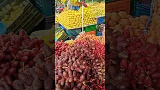 Bangalore's Famous Market with Exotic fruits & vegetables - ITI grounds #famersmarket #mangosteen