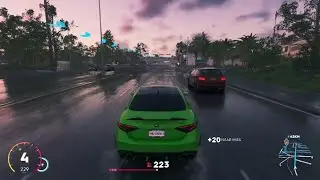 The Crew 2 going from Miami to Chicago  with alfa romeo