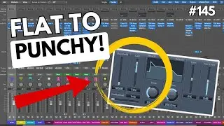 145: From Flat to Punchy, Enhancing Drum Transients with Logic Pro Enveloper