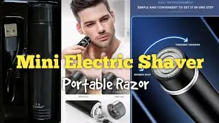 Mini Electric Shaver for Men | Portable Electric Razor